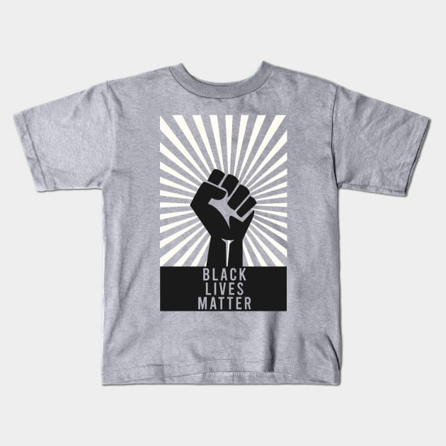 Black lives matter Kids T-Shirt by Grapdega